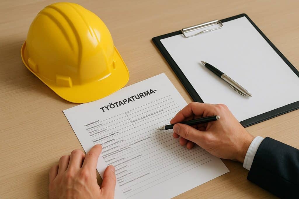 Työtapaturma rakennuskypärä Työtapaturma rakennuskypärä